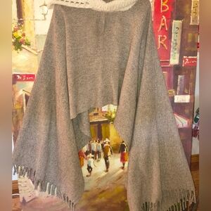 Lupita Wool Shawl with Fringe